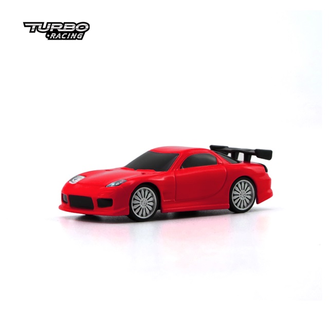 TURBO RACING 1/76スケール C71レッド オンロードカー [C71-RD TURBO RACING 1/76スケール C71レッド オンロードカー [C71-RD