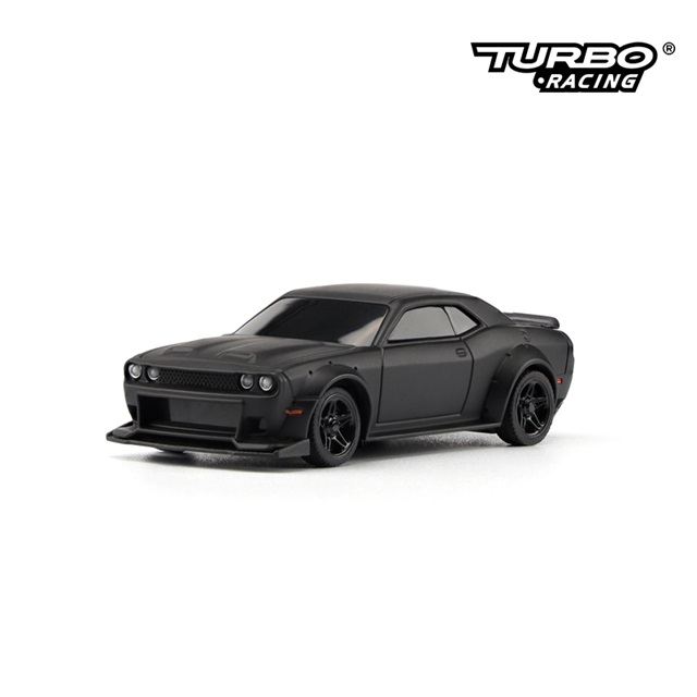TURBO RACING 1/76スケール C75ブラック オンロードカー [C75-BK