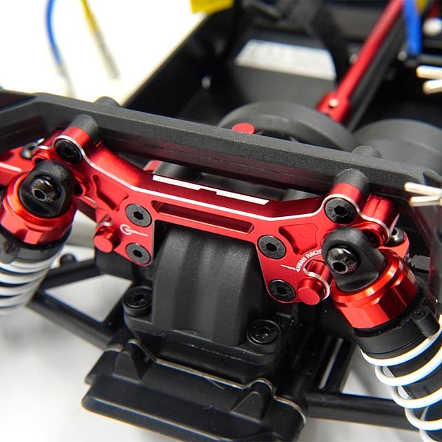 アルミリヤショックタワー 京商FAZER Mk2用 レッド [KYFZ-002RD アルミリヤショックタワー 京商FAZER Mk2用 レッド [KYFZ-002RD