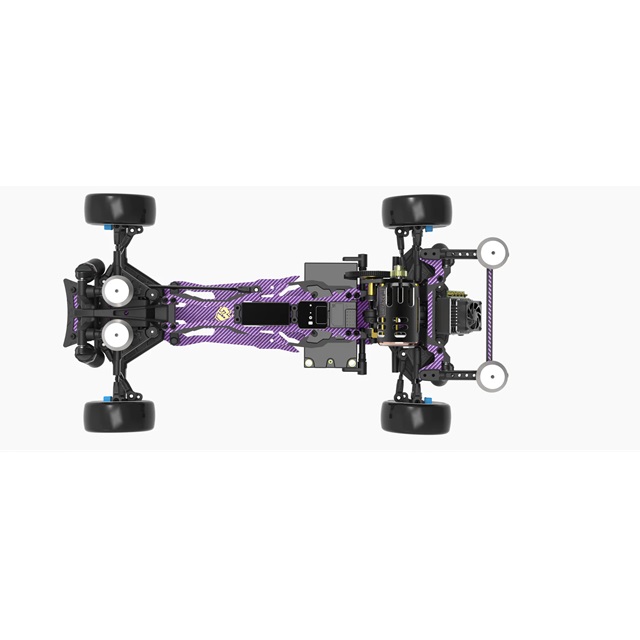 SAKURA D6SPORT ドリフトキット(カーボンVer.パープル) [KIT SAKURA D6SPORT ドリフトキット(カーボンVer.パープル) [KIT