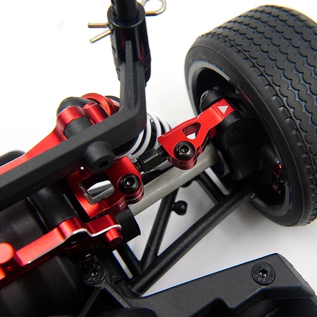 アルミリヤアッパーアームセット 京商FAZER Mk2用 レッド [KYFZ