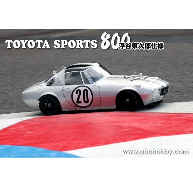 1/10電動Mシャーシ用トヨタ スポーツ800浮谷東次郎仕様 [ABC 1/10電動Mシャーシ用トヨタ スポーツ800浮谷東次郎仕様 [ABC