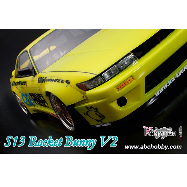 1/10電動TC/ドリフト用S13 Rocket Bunny V2 [ABC-67174 1/10電動TC/ドリフト用S13 Rocket Bunny V2 [ABC-67174