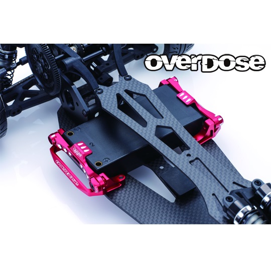 アルミバッテリーホルダー TYPE-2 for GALM/レッド [OD3894 アルミバッテリーホルダー TYPE-2 for GALM/レッド [OD3894