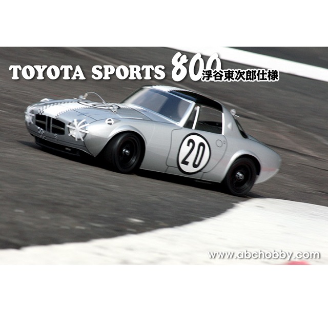 1/10電動Mシャーシ用トヨタ スポーツ800浮谷東次郎仕様 [ABC 1/10電動Mシャーシ用トヨタ スポーツ800浮谷東次郎仕様 [ABC